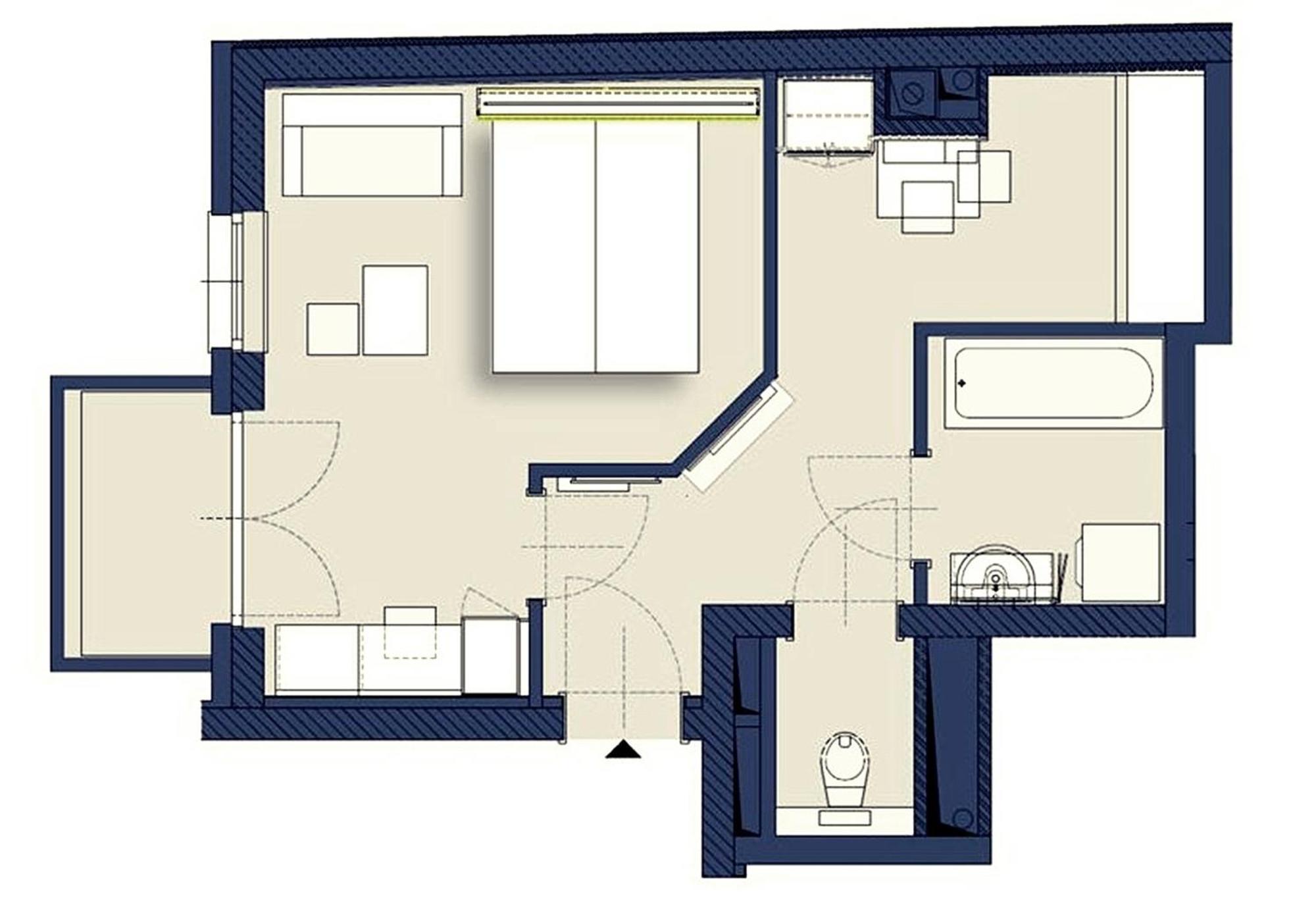 Smart Apart Living - Wien Hauptbahnhof - Self Check-In Kamer foto