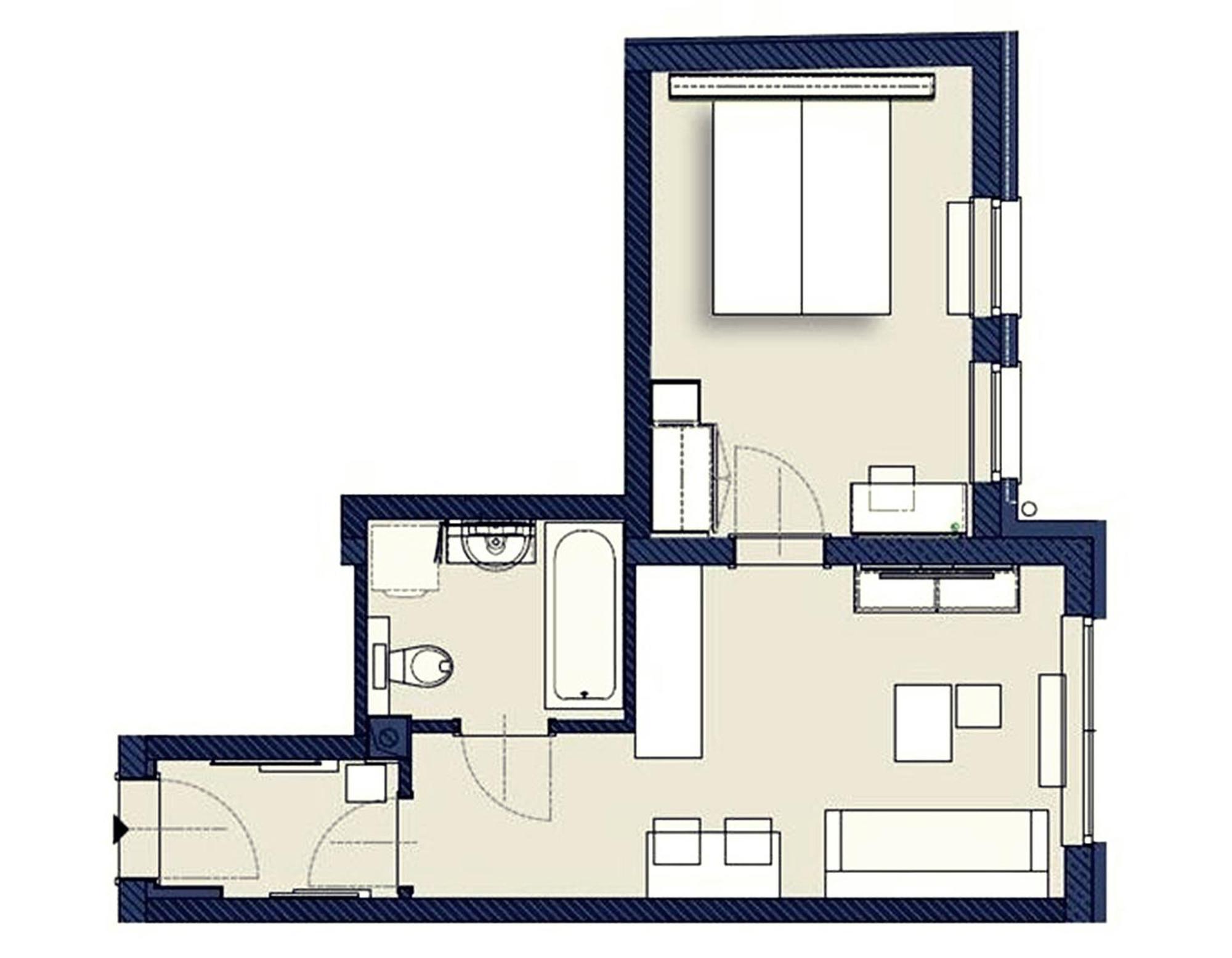 Smart Apart Living - Wien Hauptbahnhof - Self Check-In Kamer foto