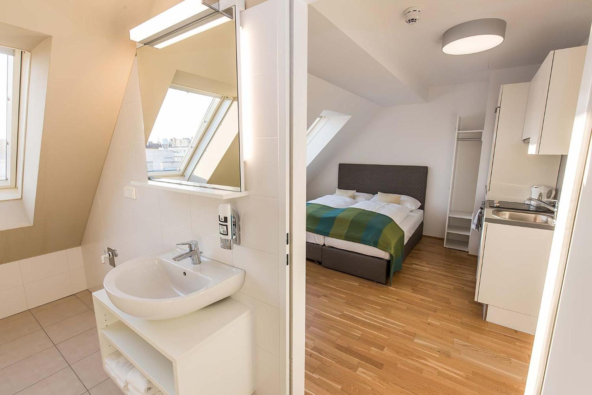 Smart Apart Living - Wien Hauptbahnhof - Self Check-In Kamer foto